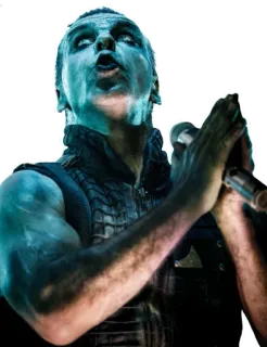 😯 Till Lindemann música, banda, cantante, Rammstein, metal whatsapp sticker