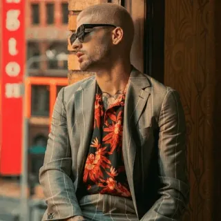 🔱 Zayn Malik 男性, サングラス, スーツ, 有名人, ポートレート telegram sticker
