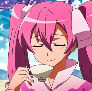 😌 Mine Akame ga Kill! Anime, Różowe włosy, Herbata, Słodki, Mine, Akame ga Kill! telegram sticker