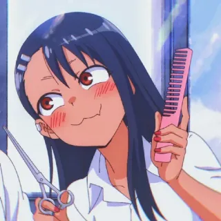 🎭 Nagatoro Don't Toy with Me, Miss Nagatoro Anime, Manga, Nagatoro, Hayase Nagatoro, Senpai, Dễ thương, Cô gái, Ngượng ngùng telegram sticker