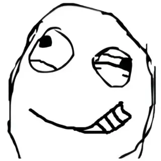 👄 Me Gusta Rage Comics telegram sticker