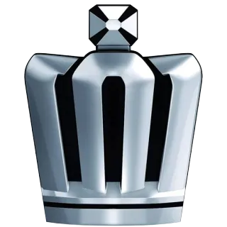 👍 корона, серебро, королевский, символ, дизайн telegram sticker
