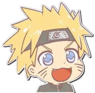 😃 Naruto 애니메이션, 나루토, 우즈마키, 만화, 망가, 닌자, 캐릭터 telegram sticker