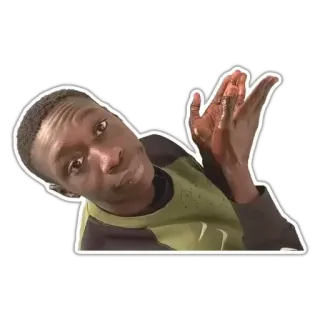 🤨 mann, person, khaby lame, gesicht, meme, ausdruck telegram sticker