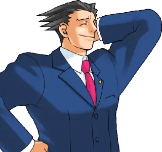 Ace Attorney whatsapp stickers