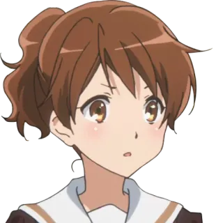 😮 Kumiko Oumae Sound! Euphonium Anime, Charakter, Sound! Euphonium, Kumiko Oumae, Cartoon telegram sticker