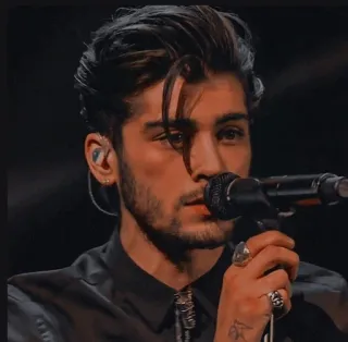 🔱 Zayn Malik ゼイン・マリク, 歌手, ワン・ダイレクション, ポートレート, 音楽 telegram sticker