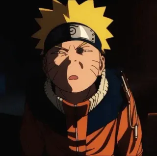 🦊 Naruto Anime, Naruto, Ninja, Kreskówka telegram sticker