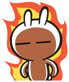 😡 dibujos animados, conejo, llama, pegatina, personaje, animal telegram sticker