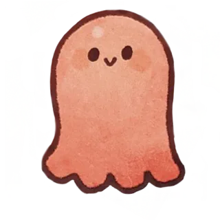 🙂 Geist, niedlich, kawaii, gruselig, Halloween, Cartoon whatsapp sticker