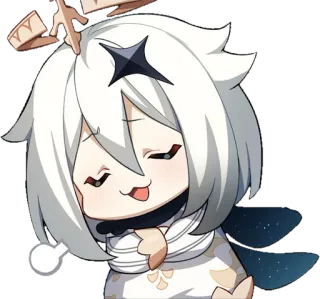 😉 Paimon Genshin Impact paimon, genshin impact, anime, jogo, fofo telegram sticker
