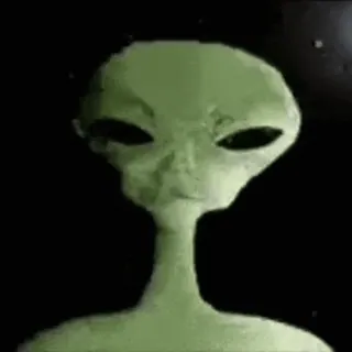 🗣 Grey Alien telegram sticker