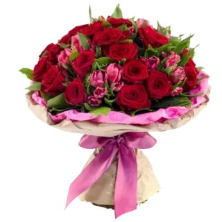 💐 ดอกไม้, ดอกกุหลาบ, ช่อดอกไม้, กุหลาบแดง, การจัดดอกไม้, ของขวัญ, ความโรแมนติก, ความรัก whatsapp sticker