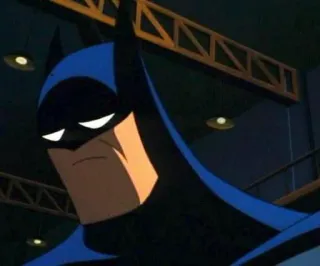 😔 Batman Batman, DC Comics, superhero, cartoon telegram sticker