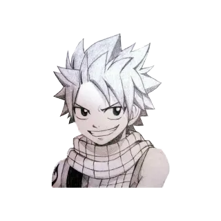 😏 Natsu Dragneel Fairy Tail Anime, Mangá, Natsu Dragneel, Fairy Tail, Personagem, Arte, Desenho whatsapp sticker