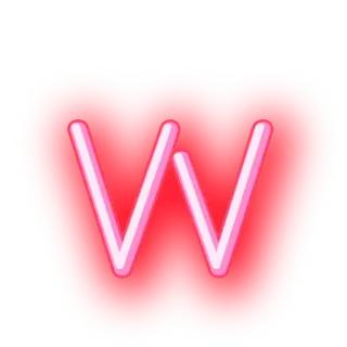 ▪ W буква, красный, алфавит telegram sticker