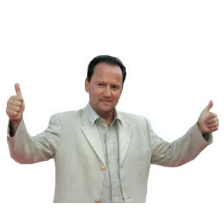 👍 man, suit, thumbs up, positive, businessman, success telegram sticker