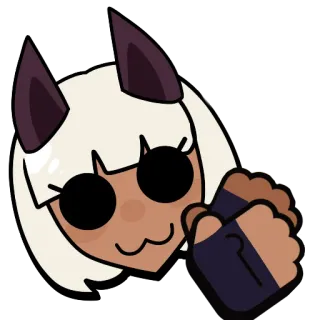 Brawl stars × skullgirls @Frocoli telegram stickers