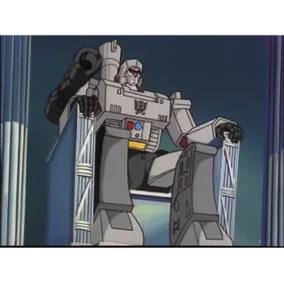 😎 Megatron Transformers robot, cartone animato, cattivo, leader, transformers whatsapp sticker
