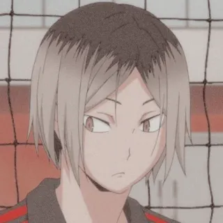 😒 Kozume Kenma Haikyuu!! Anime, Haikyuu, Kozume Kenma, Kenma, Volleyball, Nekomafox telegram sticker
