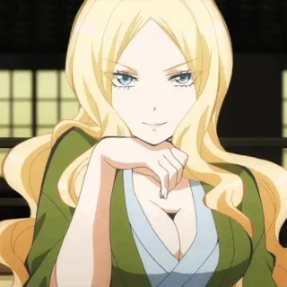 🌙 Irina Jelavić Assassination Classroom Anime, Postać, Blondynka, Irina Jelavić, Assassination Classroom telegram sticker