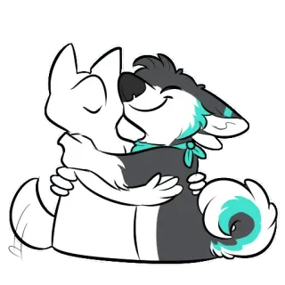 Hugs 'n Snuggs — @stckrRobot whatsapp stickers