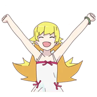 😆 Anime, Personaggio, Cartone animato, Felice, Gioioso, Festa, Allegro telegram sticker