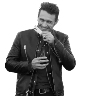 😌 James Franco actor, celebrity, James Franco, smile, man whatsapp sticker