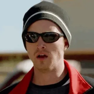 🌓 Jesse Pinkman Breaking Bad jesse pinkman, breaking bad, actor, hat, sunglasses telegram sticker