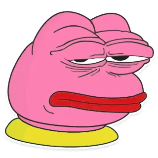 😒 Pepe the Frog Meme, Cultura da internet, Sapo, Desenho animado, Personagem, Popular telegram sticker