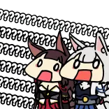 😳 аниме, в шоке, удивлен, мультфильм, вопросительные знаки telegram sticker