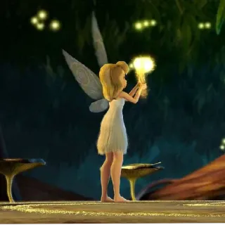 🌺 Tinkerbell fata, fantasia, magia, Trilli, cartoni animati, ali whatsapp sticker