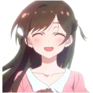 👼 Chizuru Mizuhara Rent-A-Girlfriend Anime, Manga, Chizuru Mizuhara, Rent a Girlfriend, Kawaii, Lindo, Sonrisa telegram sticker