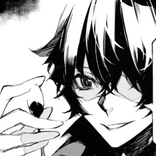 🌟 Fyodor Dostoevsky Bungou Stray Dogs anime, manga, bungou stray dogs, fyodor dostoevsky, villain telegram sticker