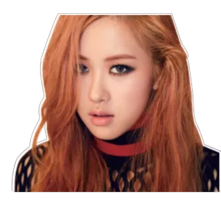 👀 Rose Rose, K-pop, singer, Blackpink, celebrity, portrait, woman telegram sticker