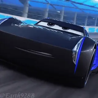 😡 Jackson Storm Cars 3 car, racing, disney, pixar, jackson storm whatsapp sticker