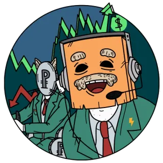📉 Finanzen, Aktienmarkt, Trading, Wirtschaft, Geld telegram sticker