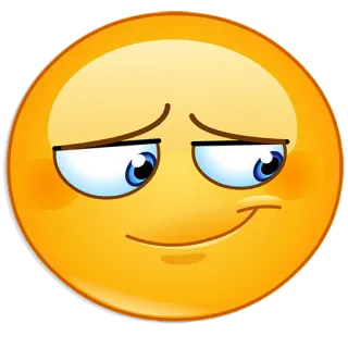😑 Emoji, Smiley, Presunçoso, Amarelo, Rosto telegram sticker
