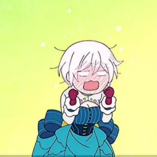 🌸 卡通, 动漫, 角色, 连衣裙, 可爱, 卡哇伊, Q版, 插画 telegram sticker