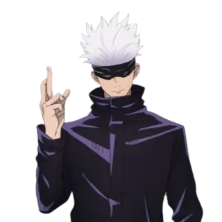 😎 Gojo Satoru Jujutsu Kaisen Gojo Satoru, Jujutsu Kaisen, Anime, Manga, Personnage telegram sticker