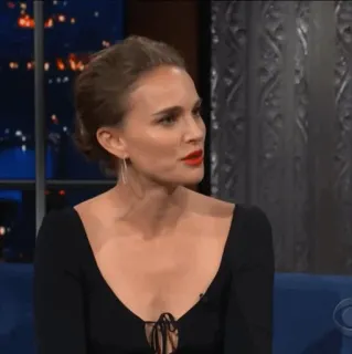 🍄 Natalie Portman atriz, celebridade, retrato, mulher telegram sticker