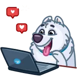 Big Floof telegram stickers