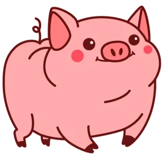 Pig Valera @Pig_and_friends / @Mari_Deinos whatsapp stickers