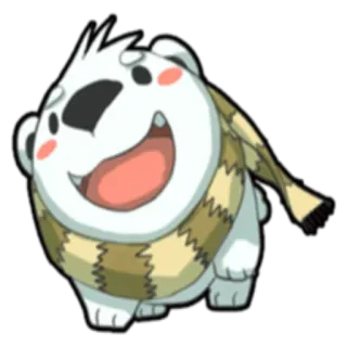 🧣 Eisbär, Cartoon, Schal, Tier, Winter, Niedlich telegram sticker