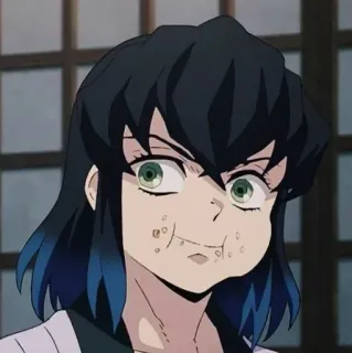 🔪 Inosuke Hashibira Demon Slayer Anime, Nhân vật, Inosuke, Thanh gươm diệt quỷ whatsapp sticker