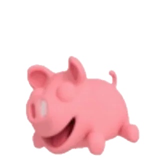 😴 돼지, 동물, 분홍색, 만화, 귀여운, 새끼 돼지 whatsapp sticker