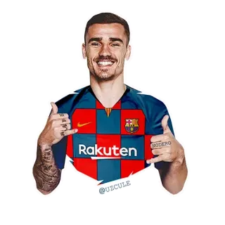 🤙 Antoine Griezmann 축구, 축구 선수, 운동 선수, 선수, 그리즈만 telegram sticker