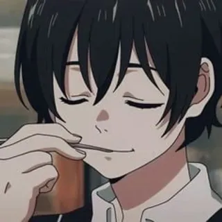 🍛 애니메이션, 먹기, 음식, 캐릭터, 인물 사진 telegram sticker