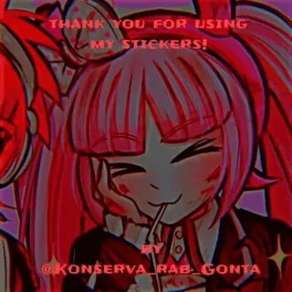🌸 THANK YOU FOR USING
MY STICKERS!
BY
@KONSERVA_RAB_GONTA telegram sticker