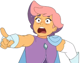 🙀 Glimmer She-Ra and the Princesses of Power cartoon, animation, character, fantasy, Glimmer, She-Ra, Princesses of Power telegram sticker